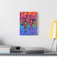 Bespattered Facade Fluid Art Abstract Painting Stretched Matte Canvas Art Prints | Multiple Sizes