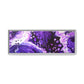 Bespattered Facade Purple Haze Framed Canvas Art Print | 3 Frame Colors | Multiple Sizes