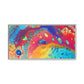 Bespattered Facade Rainbow Galaxy Framed Canvas Art Print | 3 Frame Colors | Multiple Sizes