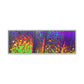Bespattered Facade Neon Lava Framed Canvas Art Print | 3 Frame Colors | Multiple Sizes