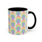 Bespattered Facade Rainbow Fingerprint Mug | Eight Colors | 11oz or 15oz