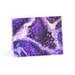 Bespattered Facade Purple Haze Greeting Cards | Sets of 1, 10, 30, or 50