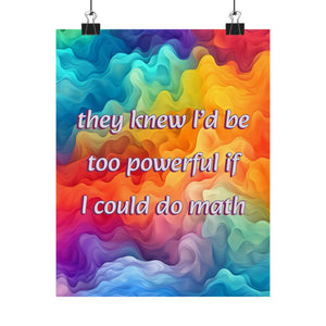 Bespattered Facade "They Knew I'd Be Too Powerful" Giclée Archival Matte Paper Prints