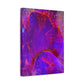 Bespattered Facade Resin Petri Macro Photograph Stretched Matte Canvas Art Prints | Multiple Sizes