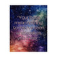 Bespattered Facade "Your Boos Mean Nothing to Me" Giclée Archival Matte Paper Prints