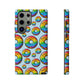 Bespattered Facade Rainbow Sprinkle Donut Tough Case