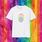 Bespattered Facade Rainbow Fingerprint Unisex Softstyle T-Shirt