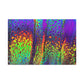 Bespattered Facade Neon Lava Stretched Matte Canvas Art Prints | Multiple Sizes