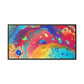 Bespattered Facade Rainbow Galaxy Framed Canvas Art Print | 3 Frame Colors | Multiple Sizes