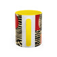Modernist Textile Pattern Mug - 11oz