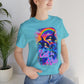 "Eat the Rich” Rainbow Orcas Bella Canvas Unisex Jersey Short Sleeve Tee T-Shirt