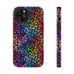 Bespattered Facade Rainbow Paint Splatter Leopard Impact-Resistant Case