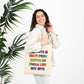 Bespattered Facade Rainbow "Recycled F*cks" Canvas Tote Bag Reusable Carryall
