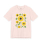 Sunflowers Bella Canvas Unisex Jersey Short Sleeve Tee