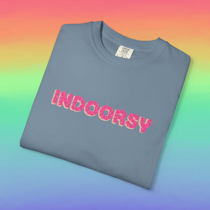 Bespattered Facade Sprinkle Doughnut Indoorsy Premium Unisex Comfort Colors Garment Dyed 100% Cotton T-Shirt