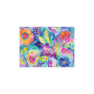 Bespattered Facade Colorful Flowers Postcards (no envelopes) | Sets of 10, 30, or 50