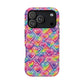 Bespattered Facade Rainbow Graffiti Hearts Impact-Resistant Case