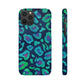 Bespattered Facade Emerald Leopard Snap Case