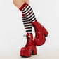 PREORDER Mall Goth Knee High Sock Pack | 3 Designs