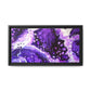 Bespattered Facade Purple Haze Framed Canvas Art Print | 3 Frame Colors | Multiple Sizes