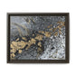 Bespattered Facade You're Golden Framed Canvas Art Print | 3 Frame Colors | Multiple Sizes