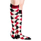 Haunting Harlequin Knee High Socks