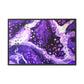 Bespattered Facade Purple Haze Framed Canvas Art Print | 3 Frame Colors | Multiple Sizes