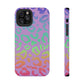 Bespattered Facade Rainbow Leopard Impact-Resistant Case