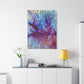 Bespattered Facade Resin Petri Macro Photograph Stretched Matte Canvas Art Prints | Multiple Sizes