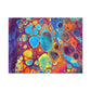 Bespattered Facade Fluid Art Abstract Painting Stretched Matte Canvas Art Prints | Multiple Sizes