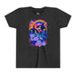 Bespattered Facade Rainbow Eat the Rich Colorful Retro Orcas Youth Short Sleeve Tee