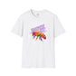 Bespattered Facade "Busy Bee" Colorful Unisex Softstyle T-Shirt