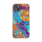 Bespattered Facade Space Worm Snap Case
