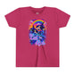 Bespattered Facade Rainbow Eat the Rich Colorful Retro Orcas Youth Short Sleeve Tee