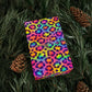 Bespattered Facade Rainbow Leopard Wrapping Paper | Three Sizes | Glossy or Matte