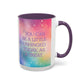 Bespattered Facade Treat Yourself Pastel Rainbow Mug | Three Colors | 11oz or 15oz