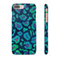 Bespattered Facade Emerald Leopard Snap Case
