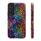 Bespattered Facade Rainbow Paint Splatter Leopard Impact-Resistant Case