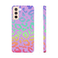 Bespattered Facade Rainbow Leopard Slim Case