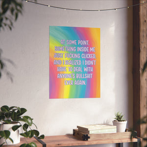 Bespattered Facade "Never Deal with BS Again" Giclée Archival Matte Paper Prints