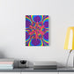 Bespattered Facade Fluid Art Abstract Painting Stretched Matte Canvas Art Prints | Multiple Sizes