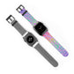 Bespattered Facade Rainbow Leopard Faux-Leather Smart Watch Band