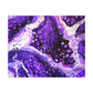 Bespattered Facade Purple Haze Stretched Matte Canvas Art Prints | Multiple Sizes