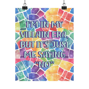 Bespattered Facade "In My Villain Era" Giclée Archival Matte Paper Prints