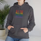 Bespattered Facade "All the Colors" Rainbow Block Embroidered Unisex Heavy Blend™ Hooded Sweatshirt