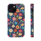 Bespattered Facade Colorful Flowers Impact-Resistant Case