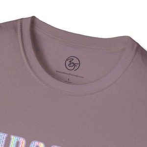 Bespattered Facade Pastel Indoorsy Colorful Unisex Softstyle T-Shirt