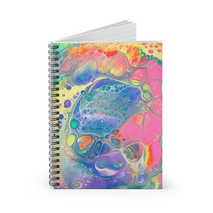 Bespattered Facade Unicorn Spiral Notebook - Lined Pages