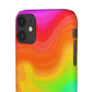 Bespattered Facade Rainbow Heat Map Snap Case