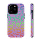 Bespattered Facade Rainbow Leopard Impact-Resistant Case